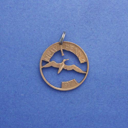 1 New Penny <br> <br> Basstölpel von der Insel Alderney <br> <br> Kupferfarben <br> <br> ø 20.3 mm <br> <br> Standardausführung 55 €