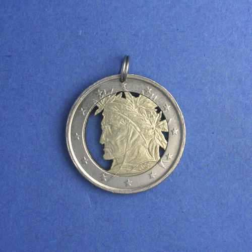 2 Euro <br> <br> Dante Alighieri, Dichter und Philosoph <br> <br> Bimetall <br> <br> ø 25.5 mm <br> <br> Standardausführung 60 €