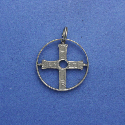 1 Krone <br> <br> Ins Kreuz gekrönte Monogramme <br> <br> Silberfarben <br> <br> verschiedene Größen, verschiedene Werte <br> <br> Standardausführung 45 €