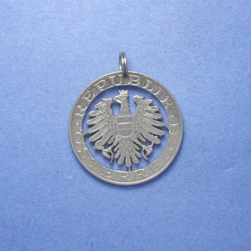 10 Schilling <br> <br> Staatswappen, Landesname <br> <br> Silberfarben <br> <br> ø 25.7 mm <br> <br> Standardausführung 65 €