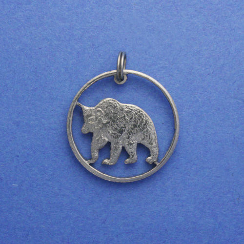 Bergkarabach 5 Dram <br> <br> Braunbär <br> <br> mit Palladium beschichtet <br> <br> ø 21.8 mm <br> <br> Standardausführung 55 €