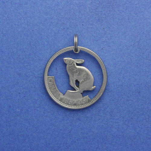 Kanada 5 Cents <br> <br> Hase <br> <br> Silberfarben <br> <br> ø 21.1 mm <br> <br> Standardausführung 50 €
