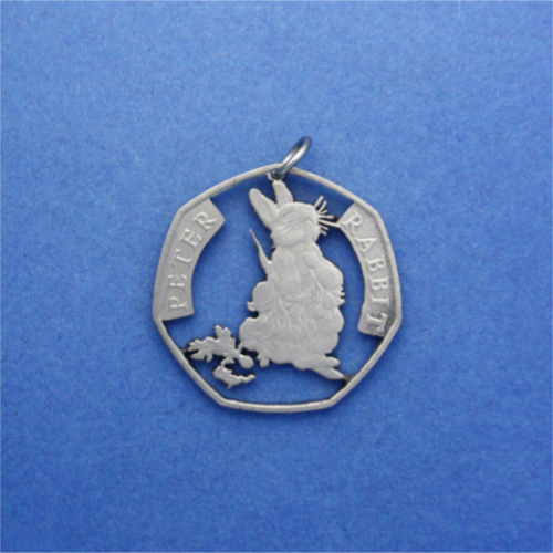 Großbritannien 50 Pence <br> <br> Peter Rabbit <br> <br> Silberfarben <br> <br> ø 27.3 mm <br> <br> Standardausführung 85 €