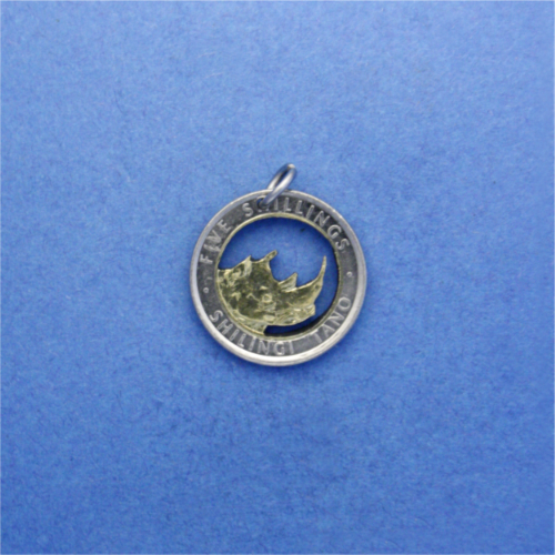 Kenia 5 Shillings <br> <br> Nashorn <br> <br> Bimetall <br> <br> ø 19.5 mm <br> <br> Standardausführung 60 €