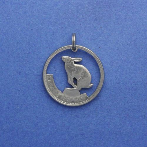 5 Cents <br> <br> Hase <br> <br> Silberfarben <br> <br> ø 21.1 mm <br> <br> Standardausführung 50 €